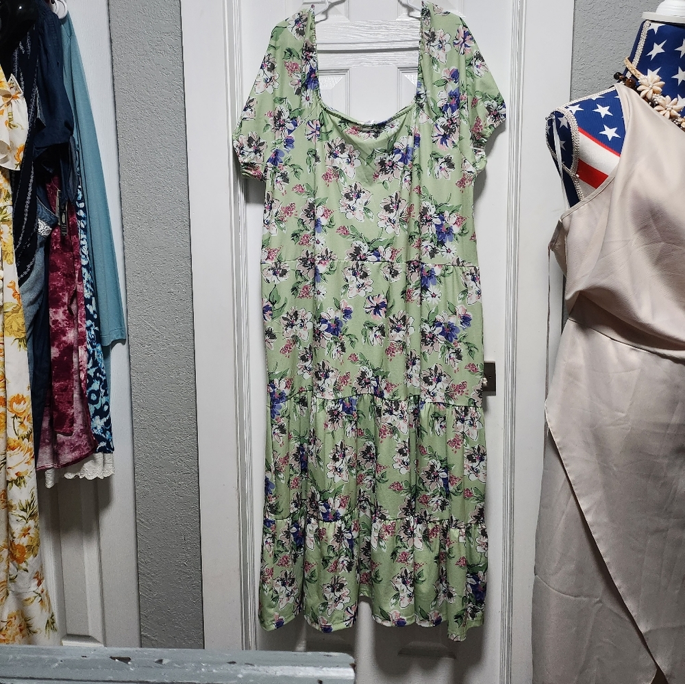 Sunshine Swing Short Sleeve Summer Dress